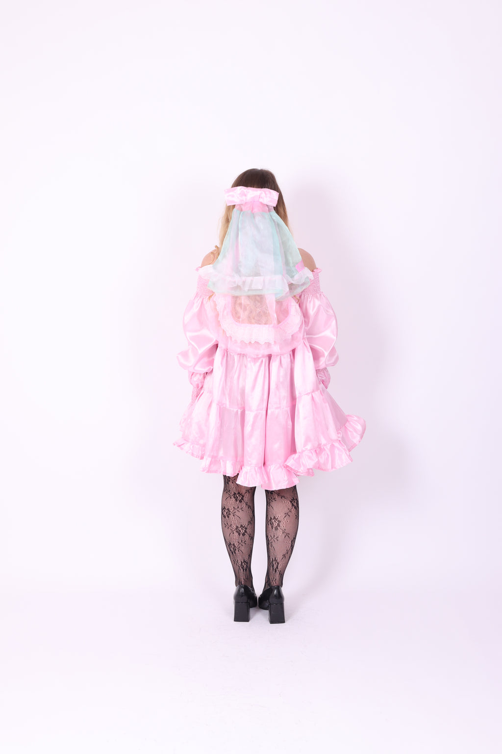 BLOSSOM ✧ Pink Taffeta Mini Dress