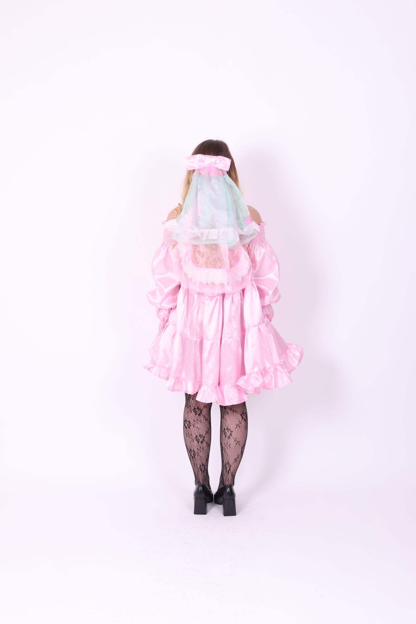 BLOSSOM ✧ Pink Taffeta Mini Dress