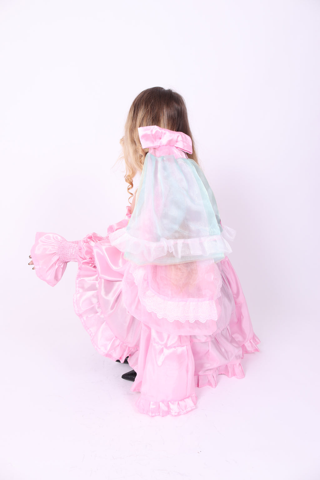 EVANGELINE ♡ Organza Lace Pastel Veil