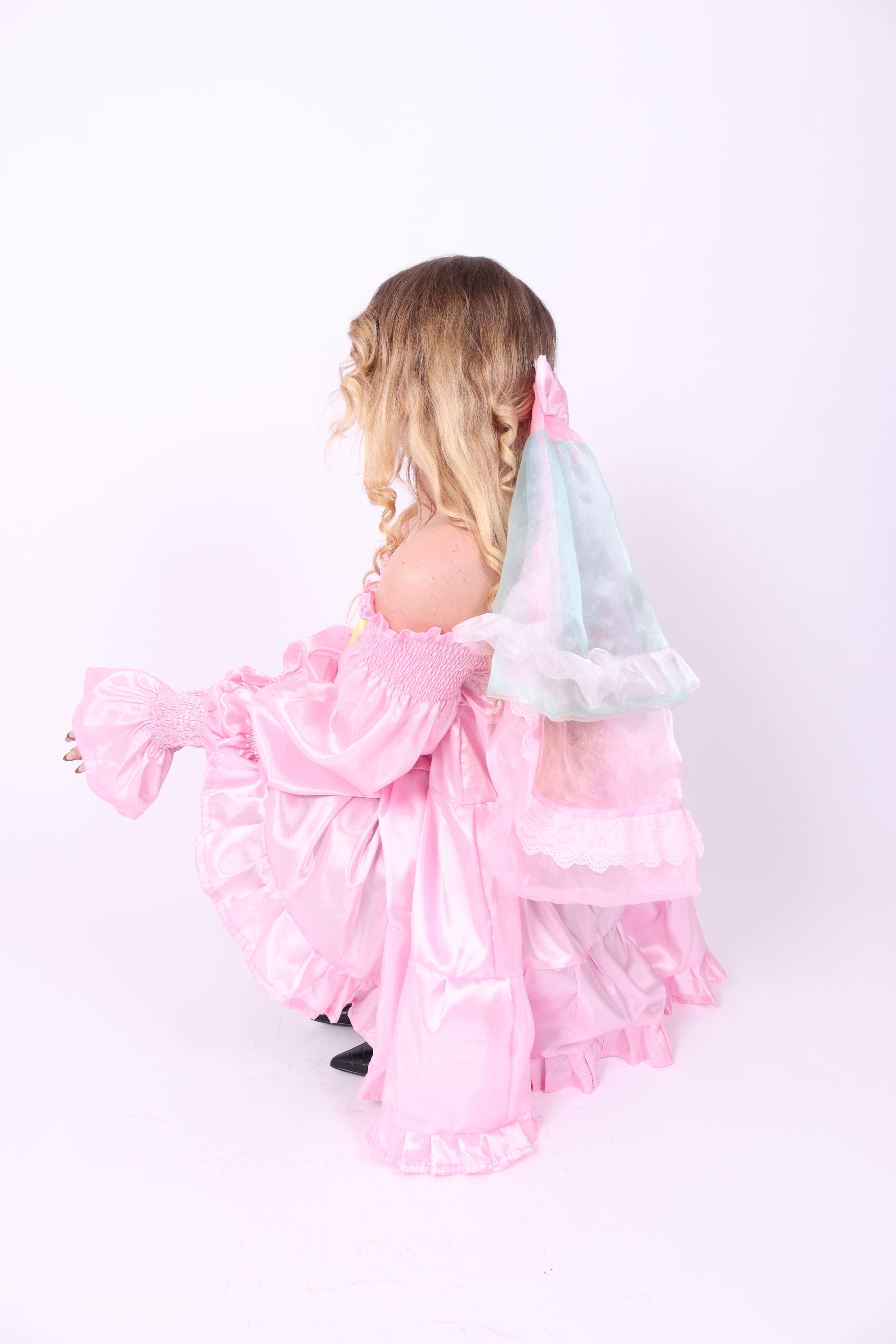 EVANGELINE ♡ Organza Lace Pastel Veil