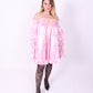 BLOSSOM ✧ Pink Taffeta Mini Dress