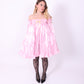 BLOSSOM ✧ Pink Taffeta Mini Dress