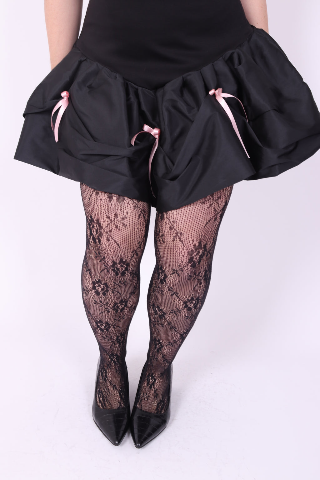 GALAXY ✧ Black Bubble Mini Dress