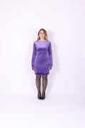 MORGAN ✧ Purple Velvet Mini Dress