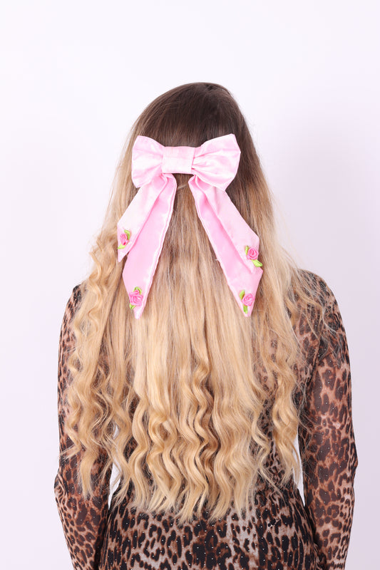 Coquette Bow ✧ in Baby Pink Taffeta