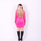 MONROE ✧ Pink Velvet Mini Dress