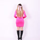 MONROE ✧ Pink Velvet Mini Dress