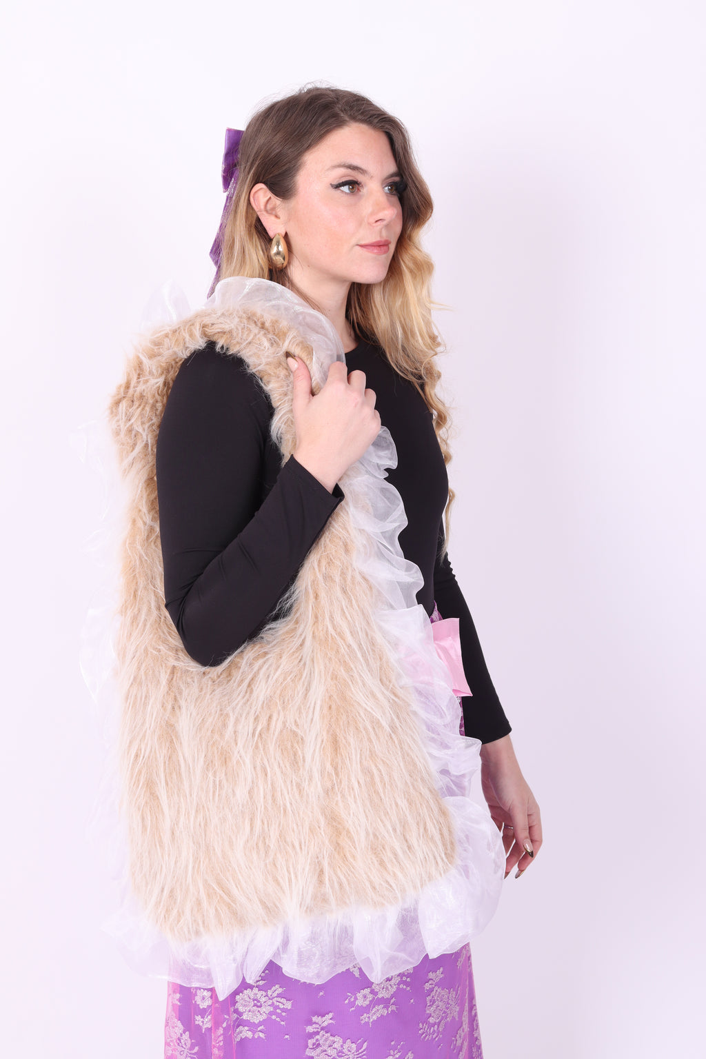 DEL REY TOTE BAG ✧ In Wolf Honey