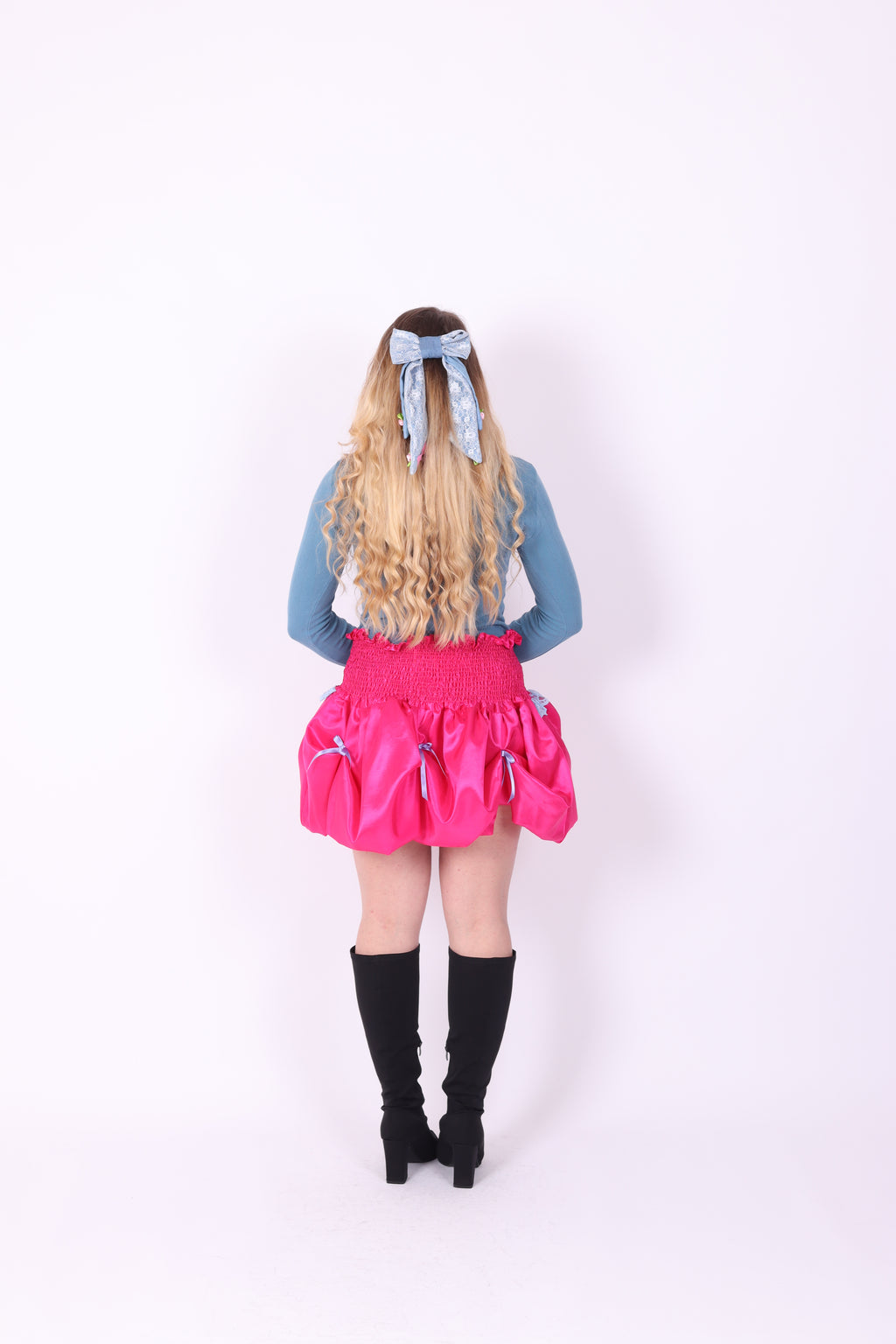 DOLORES ✧ Pink Bubble Mini Skirt