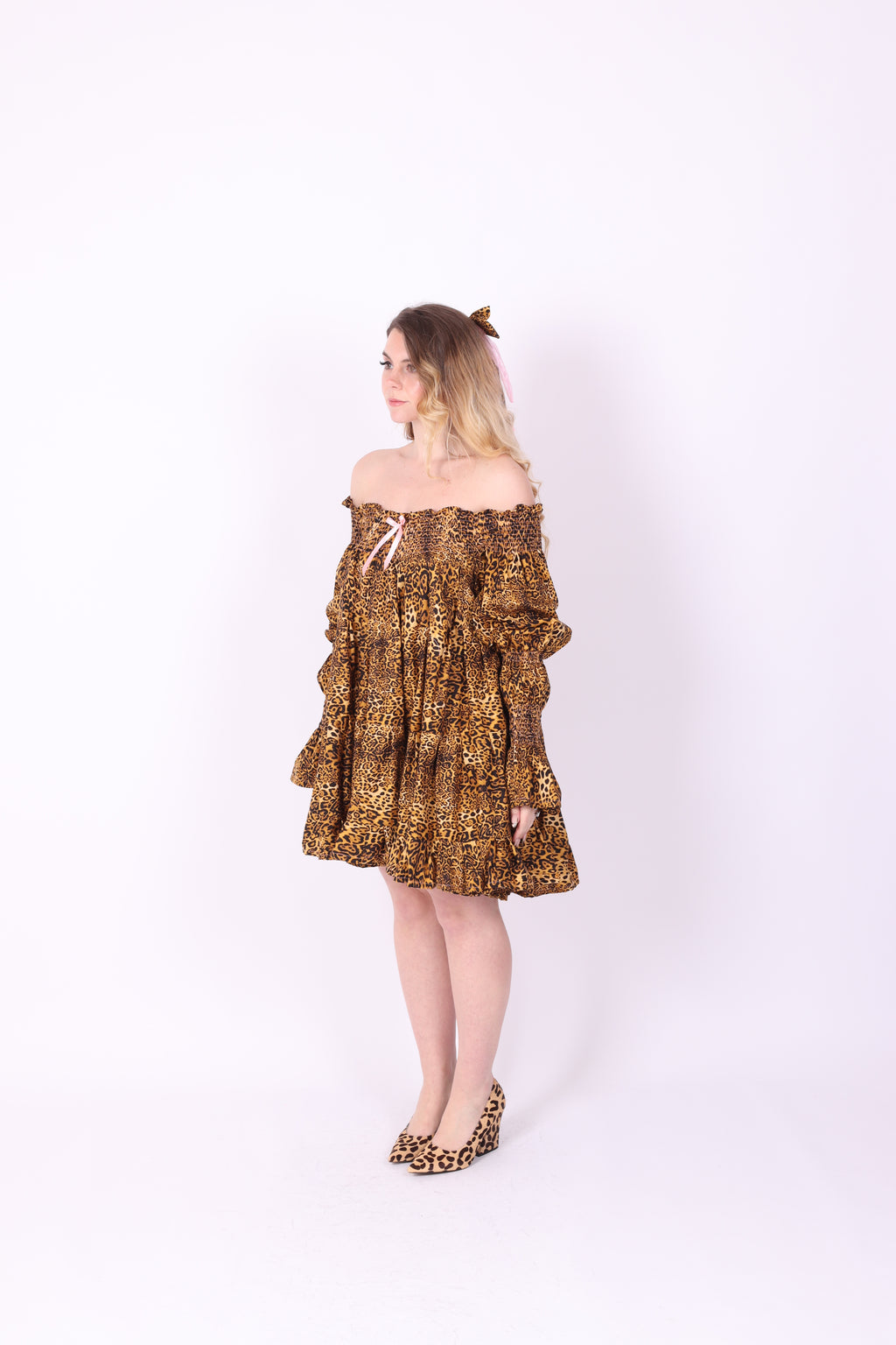 BRIDGITTE ✧ Leopard Mini Dress