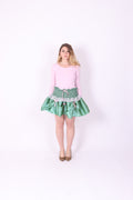 DESIREE ✧ Pistachio Green Bubble Mini Skirt
