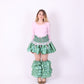 DELTA RUFFLES ✧ In Pistachio Taffeta