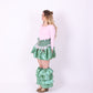 DELTA RUFFLES ✧ In Pistachio Taffeta