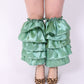 DELTA RUFFLES ✧ In Pistachio Taffeta