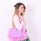 PRESLEY 33' BAG ✧ In Cerise Ruffle Organza