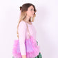 PRESLEY 33' BAG ✧ In Cerise Ruffle Organza