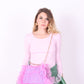 PRESLEY 33' BAG ✧ In Cerise Ruffle Organza