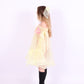 Butter yellow mini dress with bows - Clover Puff Dress - Delta Of Phoenix