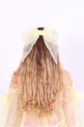 BUNNY BOW ✧ in Luxe Butter Yellow Organza