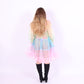 Colorful pastel rainbow tiered mini puff dress - Cirro 3.0 Dress - Delta Of Phoenix