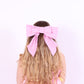 Pink gingham bow - delta of phoenix hair bow
