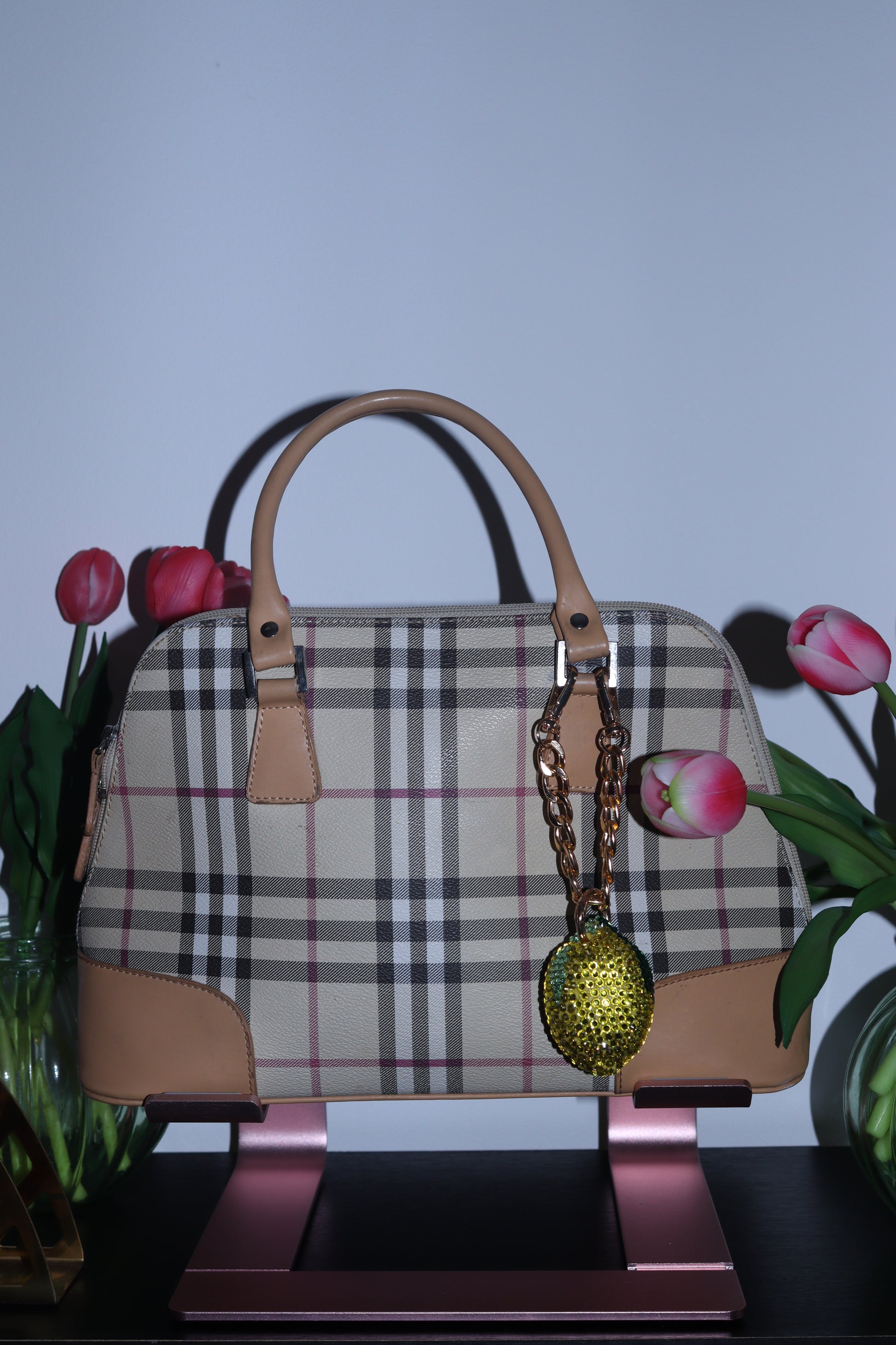 LEMON CHARM - RHINESTONE - GOLD CHAIN - DELTA OF PHOENIX