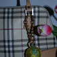 LEMON BAG CHARM - RHINESTONE - GOLD CHAIN - DELTA OF PHOENIX