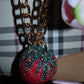 STRAWBERRY BAG CHARM - RHINESTONE - GOLD CHAIN - DELTA OF PHOENIX
