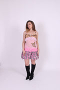 VESPER ✧ Tiger, Pink Mesh, Butterfly, Bubble Mini Dress