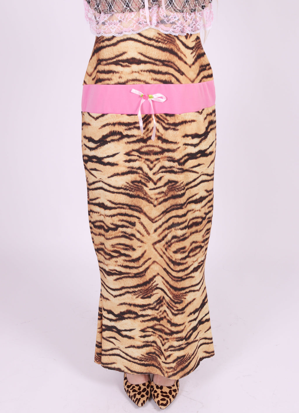 CALYPSO ✧ Tiger, Pink Mesh, Butterfly, MAXI Dress
