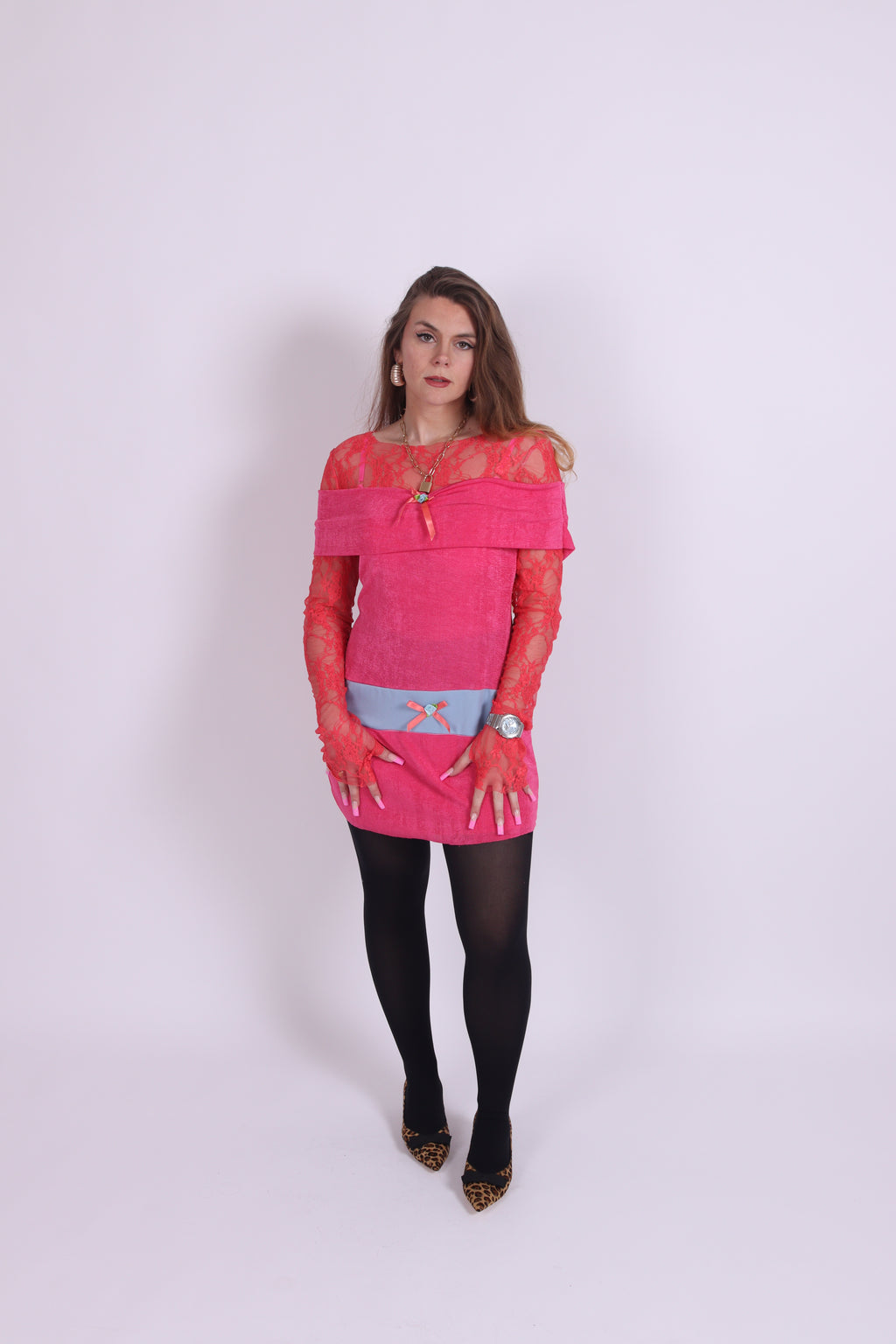 COOLIDGE ✧ Slinky Pink Mini Dress
