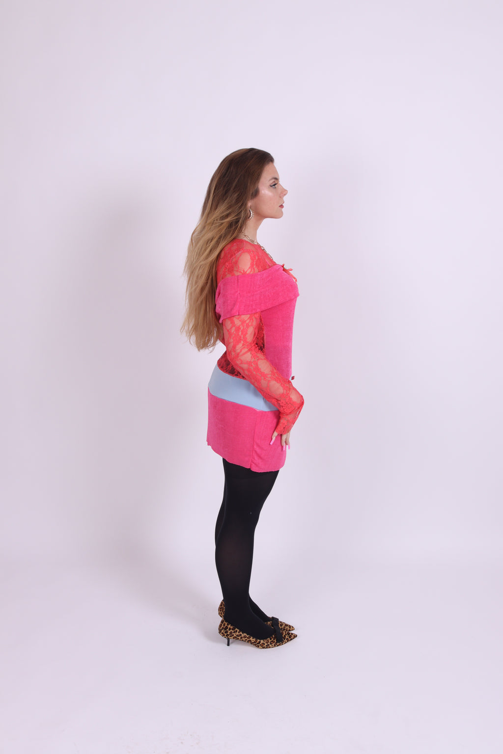 COOLIDGE ✧ Slinky Pink Mini Dress