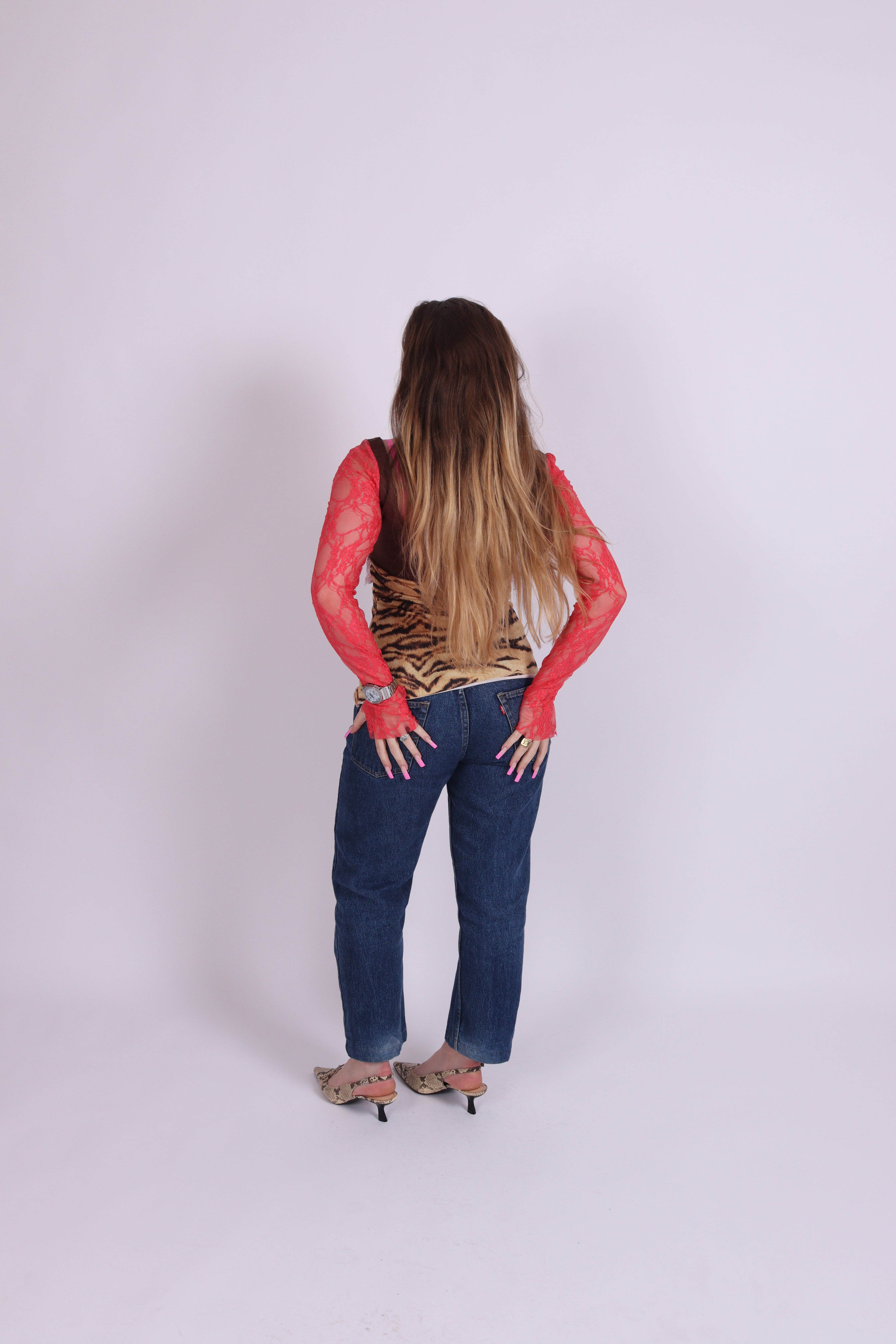 MEDEA ✧ Tiger Lace Milkmaid Top