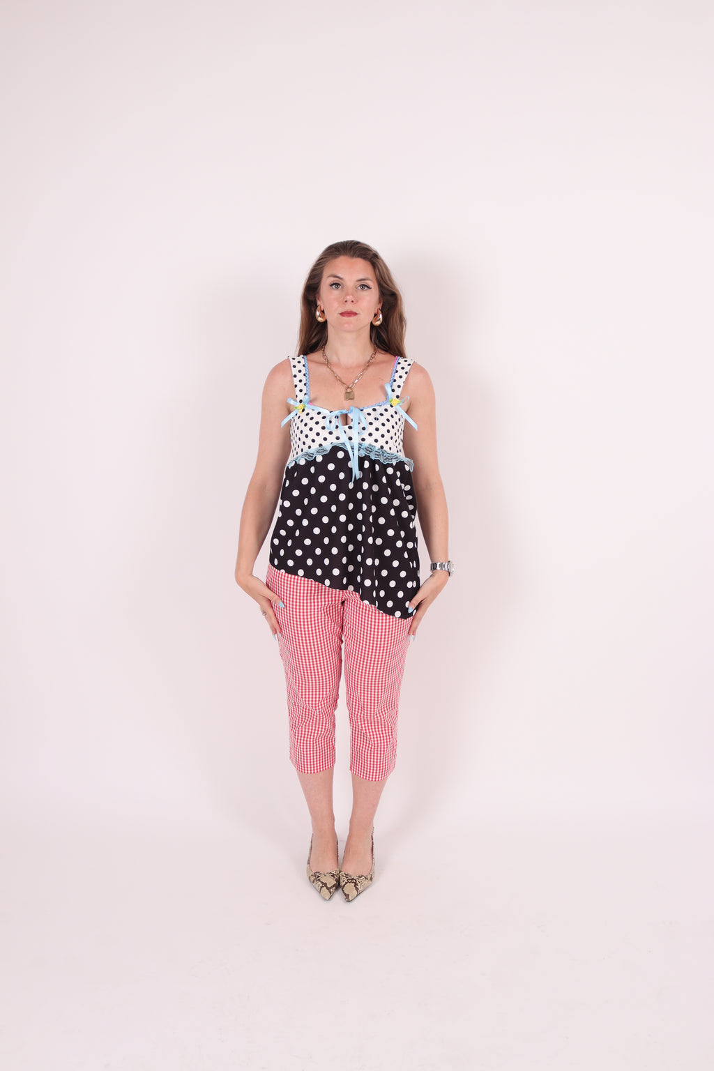 NINA ✧ Polka Dot Asymmetric Top