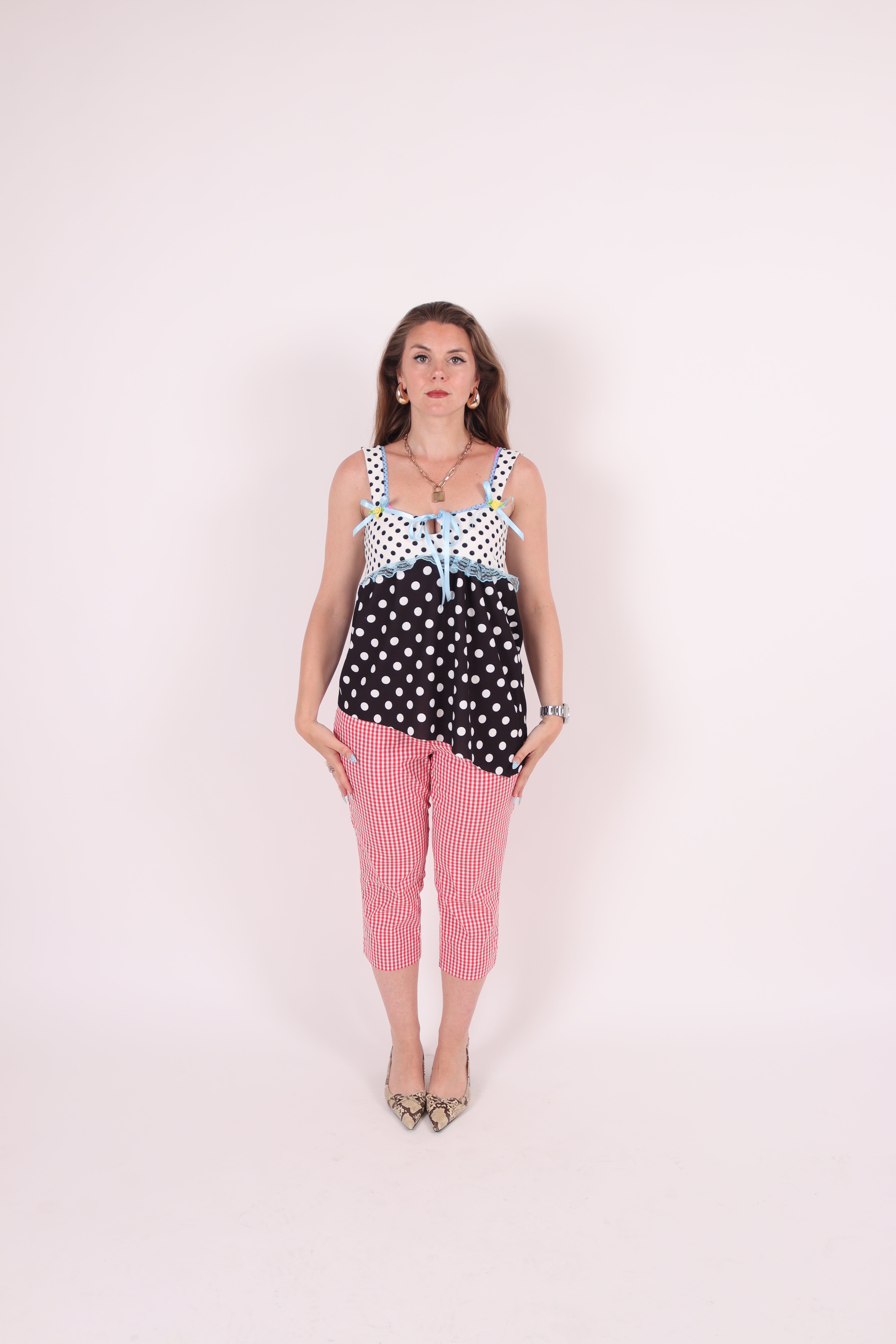 NINA ✧ Polka Dot Asymmetric Top