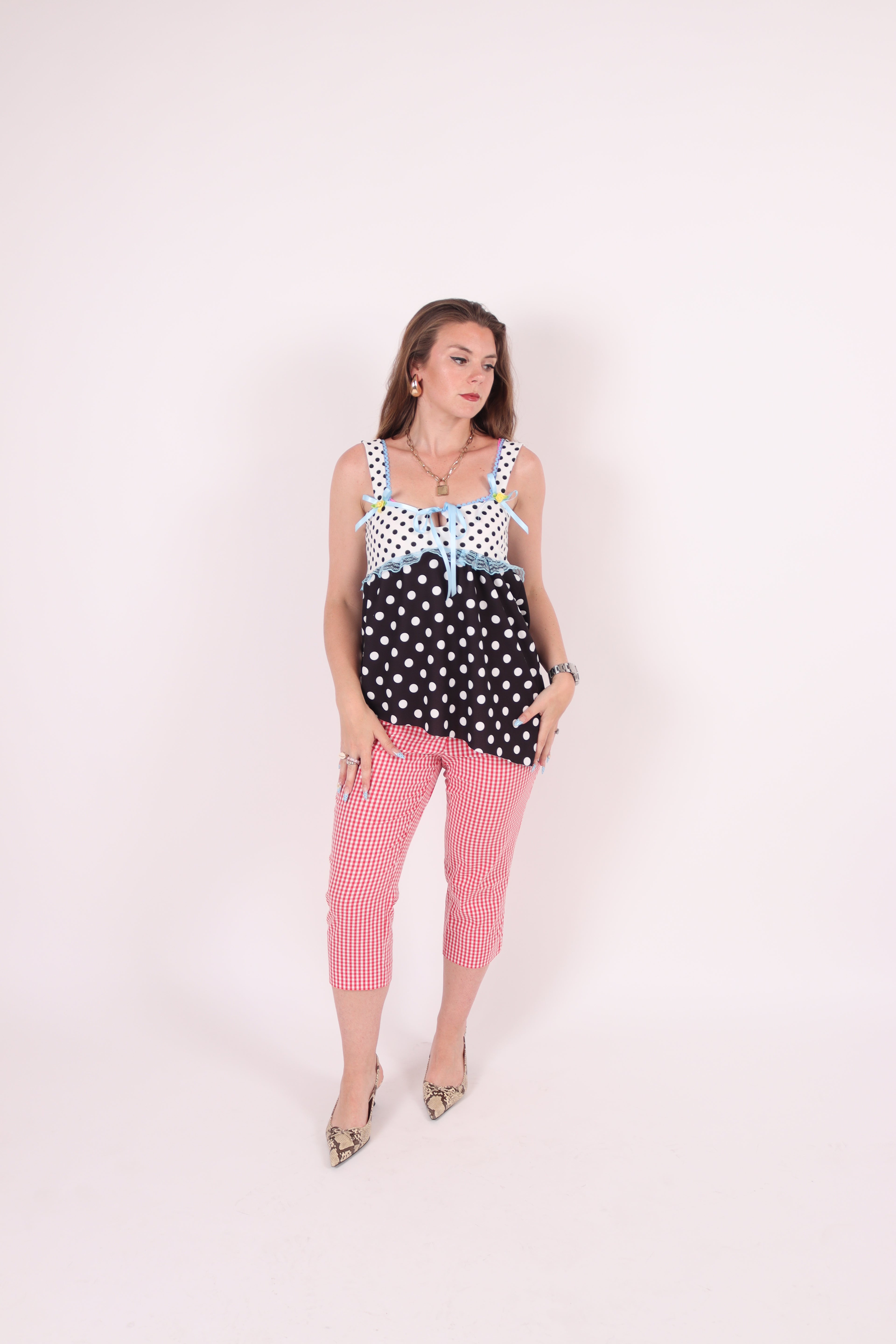 NINA ✧ Polka Dot Asymmetric Top