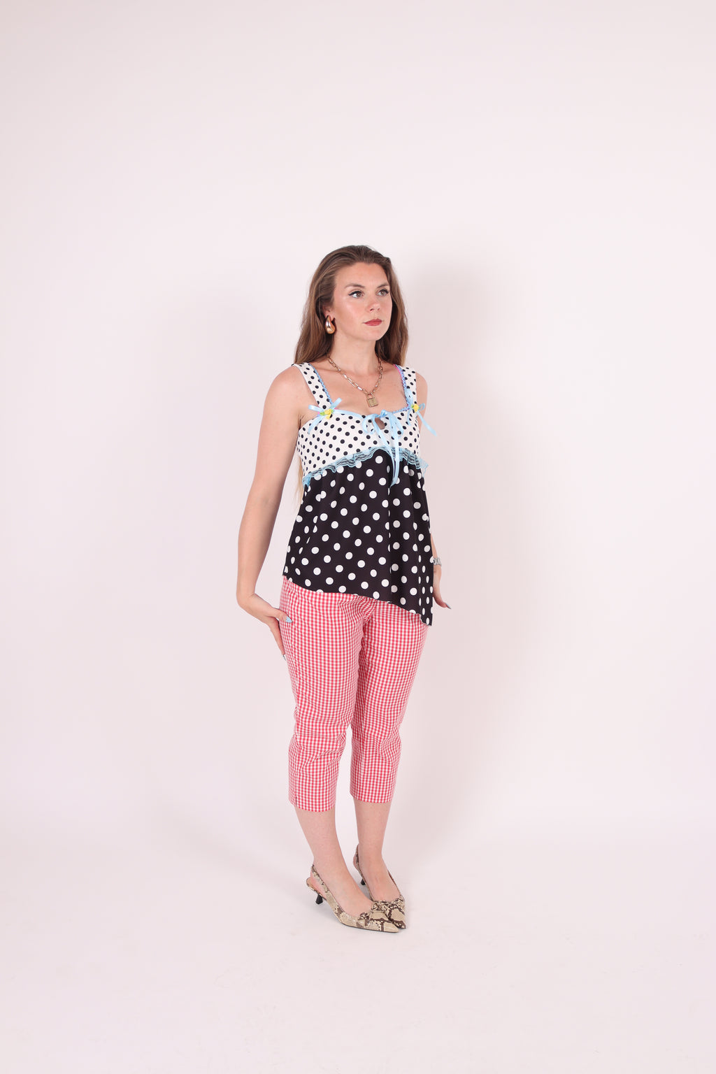NINA ✧ Polka Dot Asymmetric Top