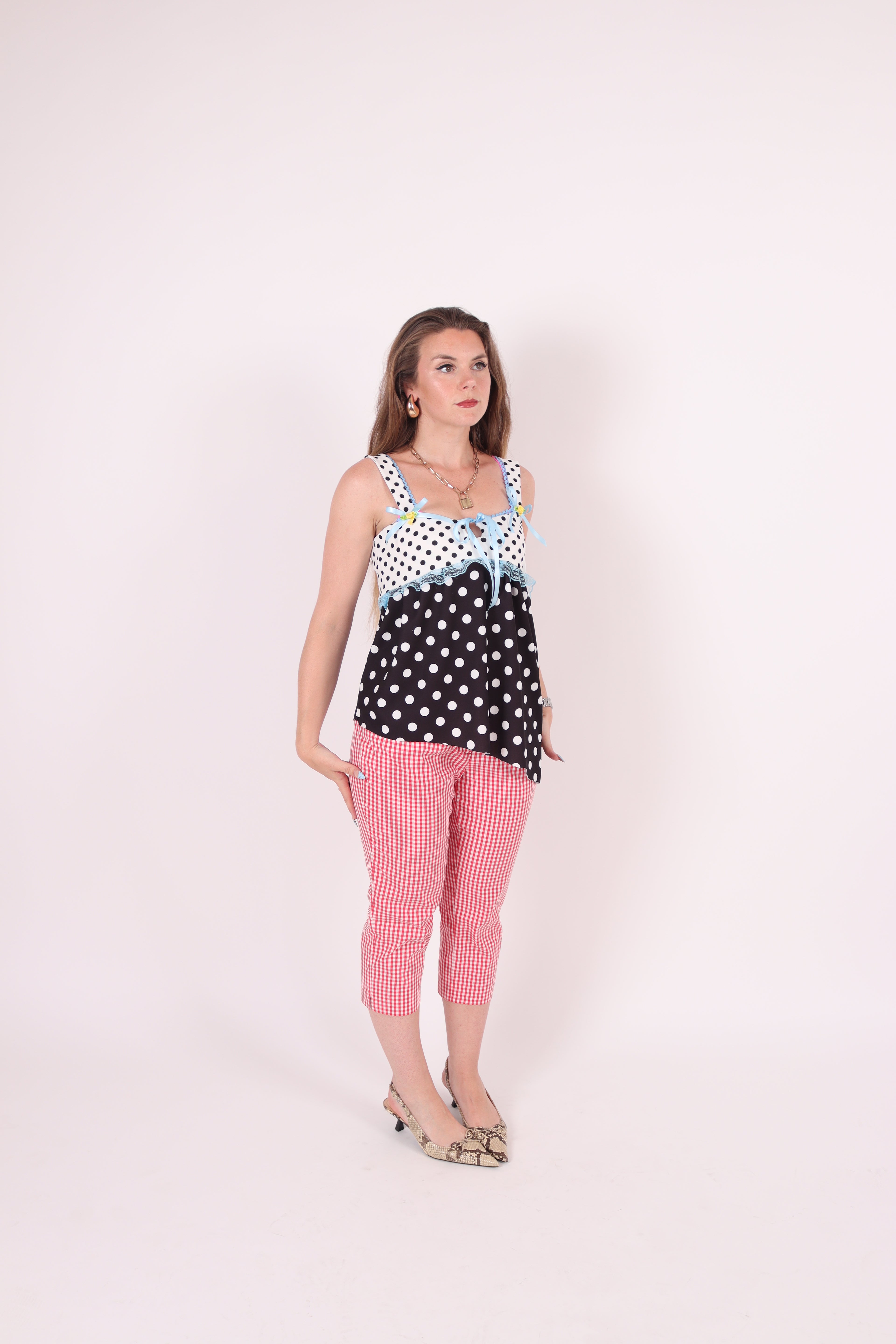 NINA ✧ Polka Dot Asymmetric Top