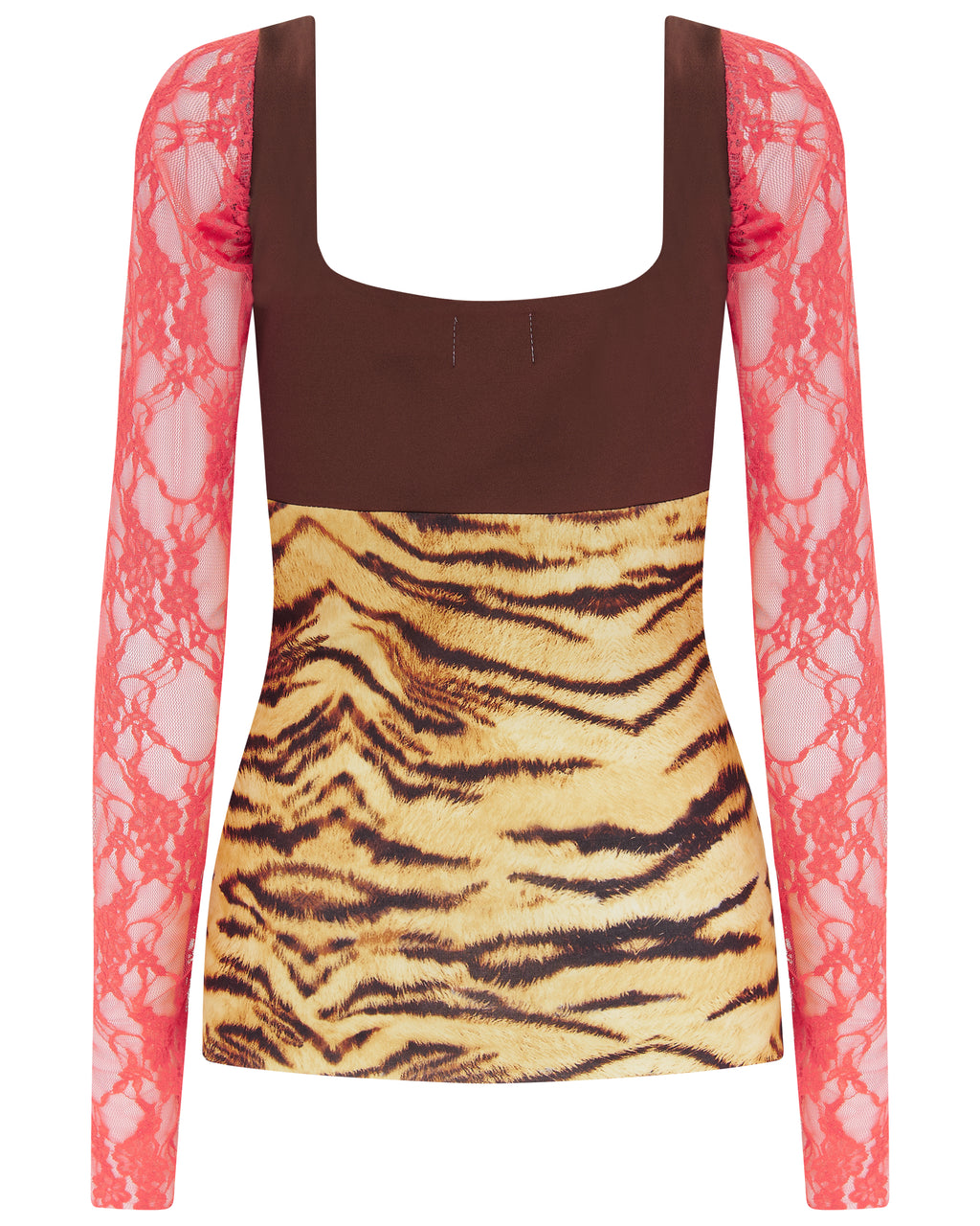 MEDEA ✧ Tiger Lace Milkmaid Top