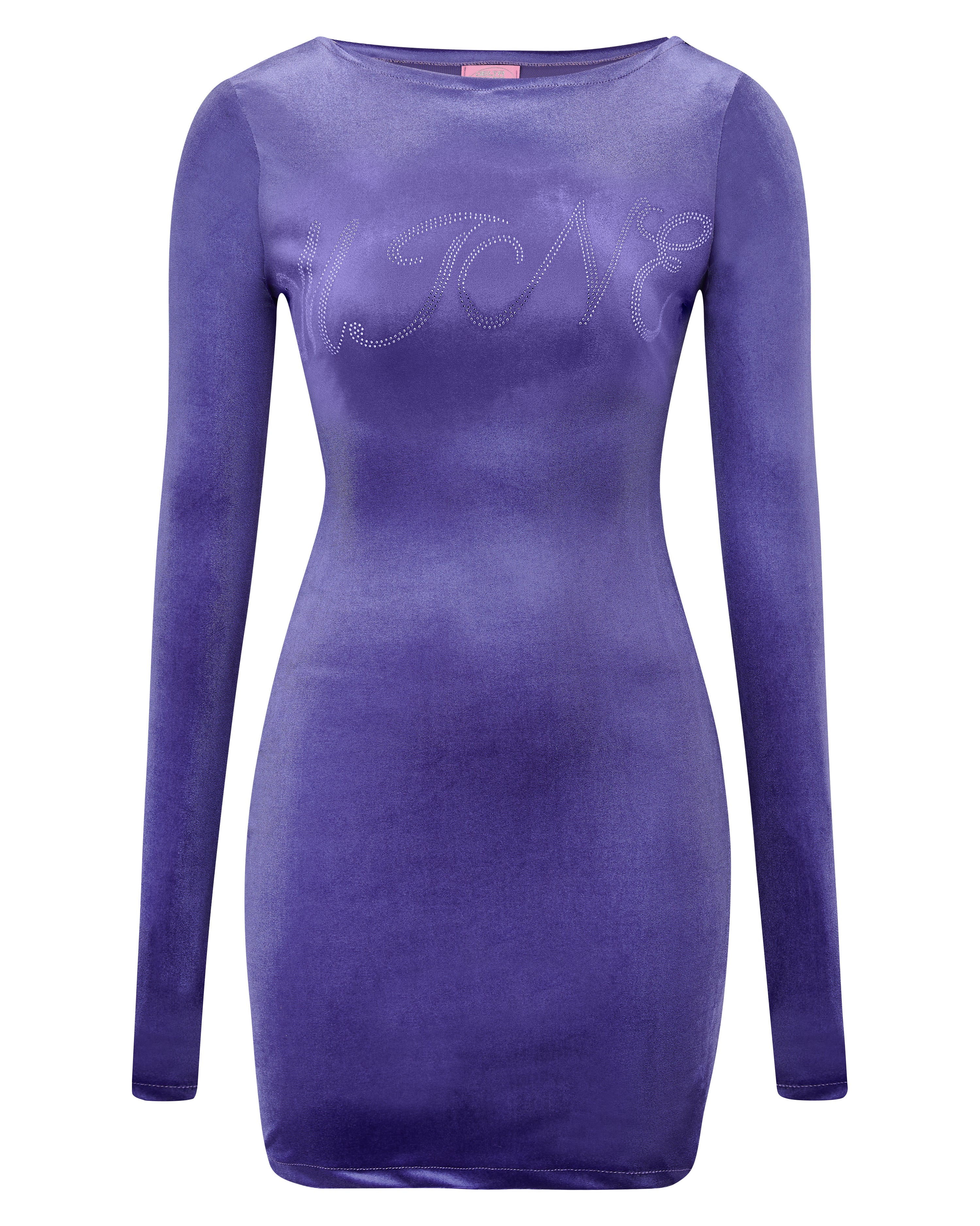MORGAN ✧ Purple Velvet Mini Dress