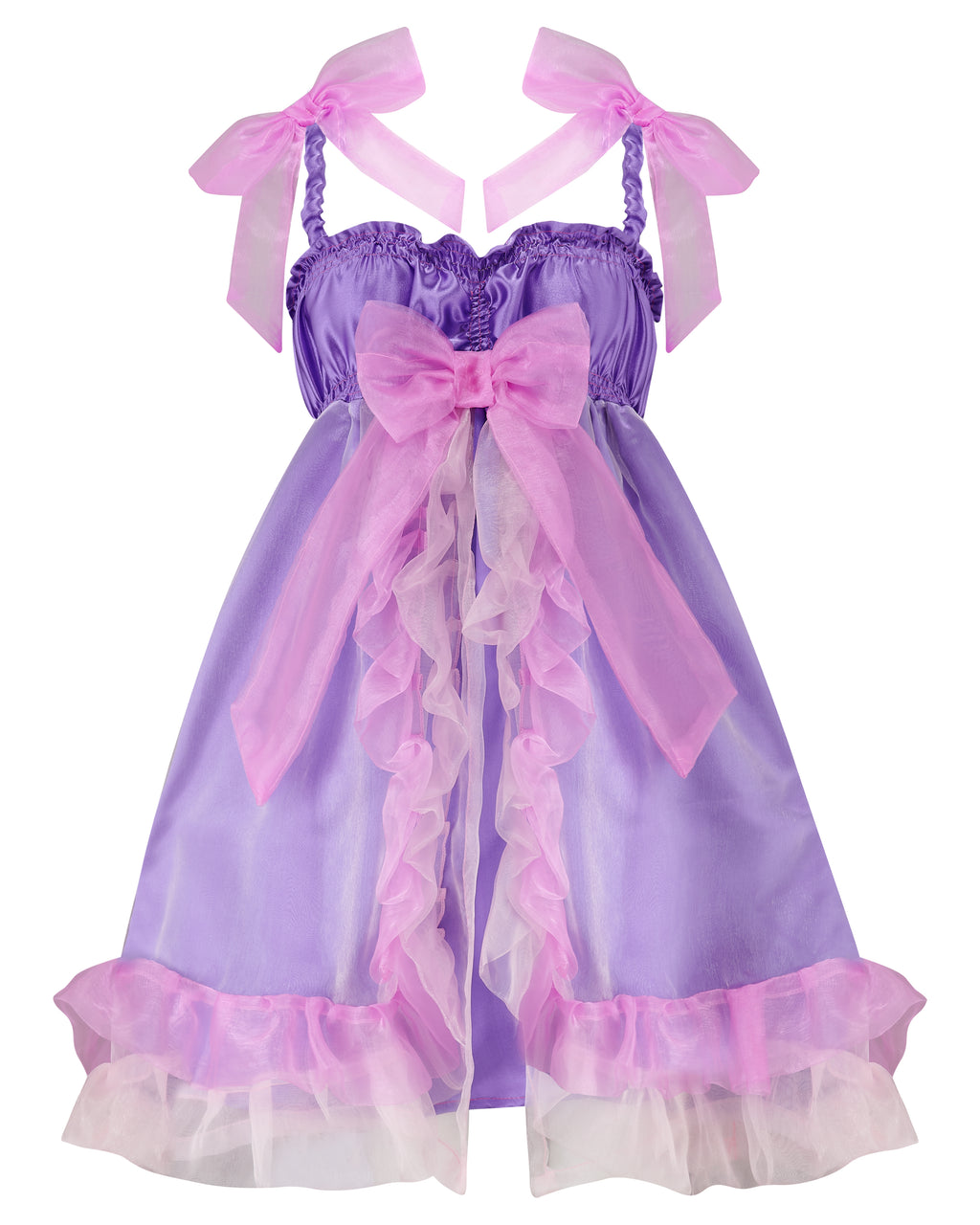 MUFTI ✧ Purple and Pink Organza Babydoll Dress