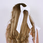 LONG HAIR BOW ✿ in Luxe White Broderie Anglaise Cotton