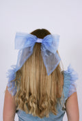 BUNNY BOW ✧ in Luxe Cornflower Blue Organza