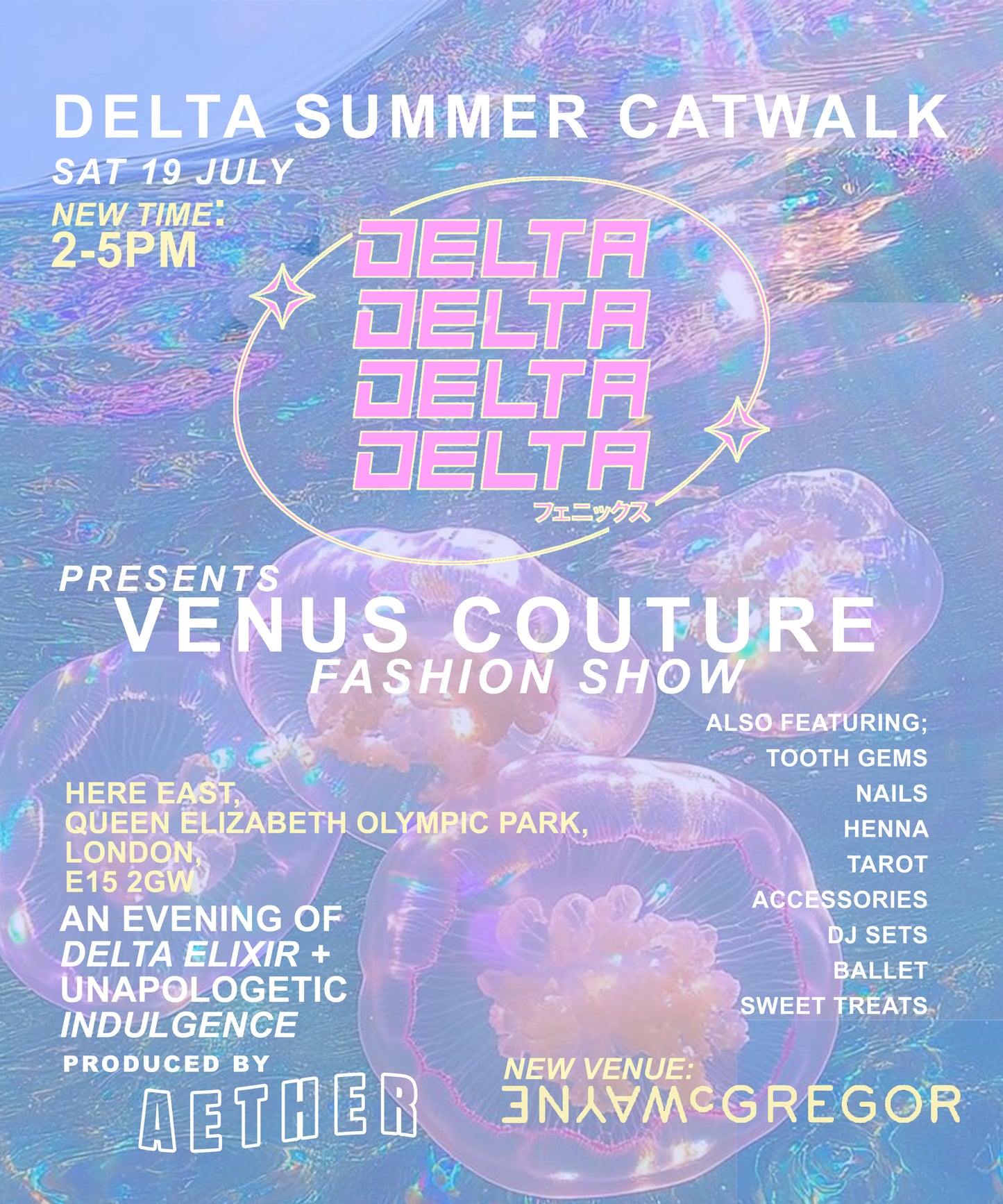Ticket: Delta's Summer Fashion Show and Pop Up Event UPDATED VENUE AND TIME
