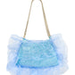 PRESLEY 33' BAG ✧ In Blue Ruffle Organza