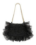 PRESLEY 33' BAG ✧ In Black Ruffle Organza