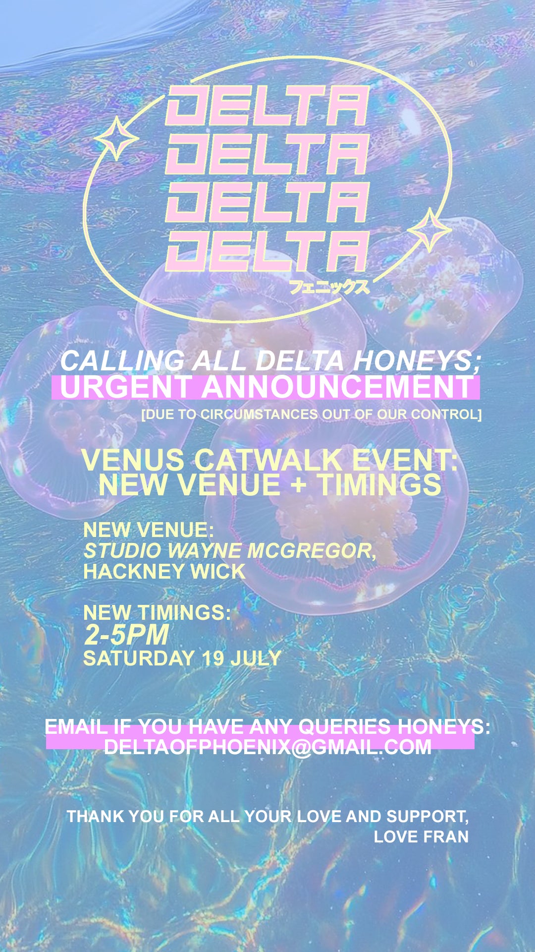 Ticket: Delta's Summer Fashion Show and Pop Up Event UPDATED VENUE AND TIME