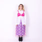 WHITE REWORK SHIRT PINK BRALETTE DELTA OF PHOENIX