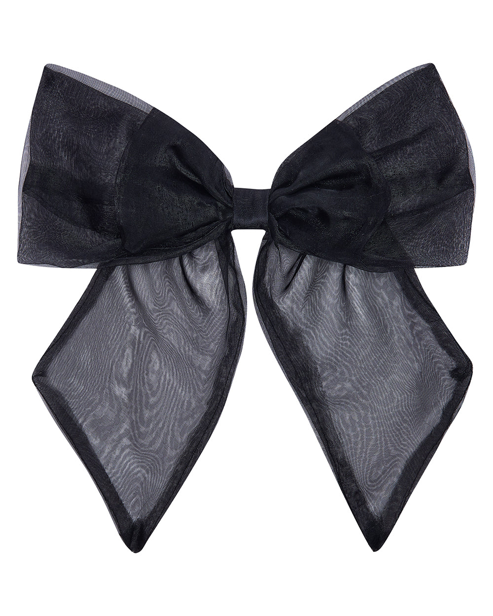 BUNNY BOW ✧ in Luxe Black Organza