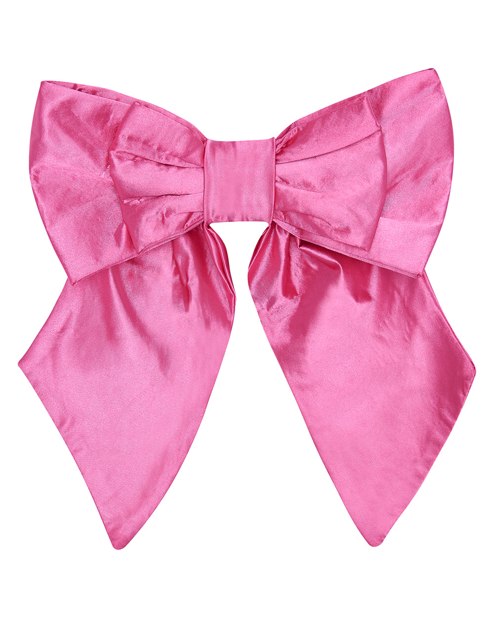 BUNNY BOW ✧ in Pink Fuchsia Silk